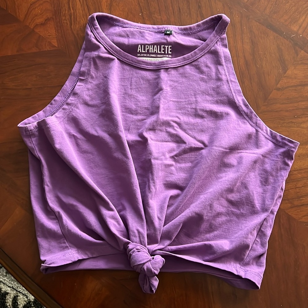 Alphalete Tie Top
